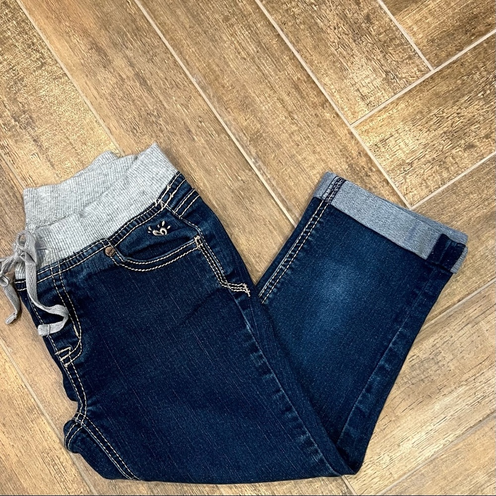Justice Cropped Denim Pants- Girls size 12